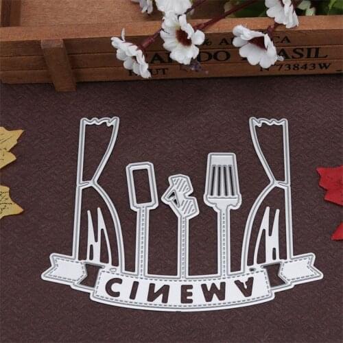 Microphone CINEWV Metal Cutting Dies Scrapbooking Stencil DIY Paper Card Decorative Embossing Die Cut Craft Dies New