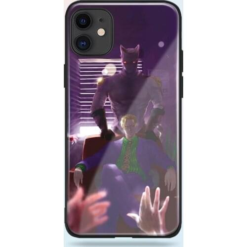 Yoshikage Kira Killer Queen soft silicone tempered glass For iPhone SE 6 6s 7 8 Plus X XR XS 11 Pro Max phone case cover shell