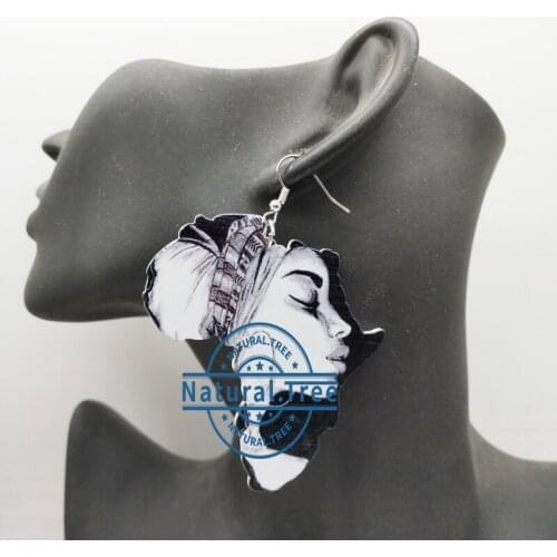 2019 Newest African wooden earrings