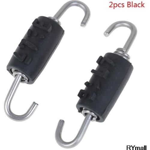 New hot sale 2PCS Universal Motorcycle Stainless Steel Spring Hooks Hooking Engine Accessories