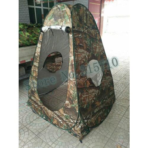 3Windows camouflage silver coated Outdoor bird bath warm shed fishing photography model dressing tent as mobile toilet locker