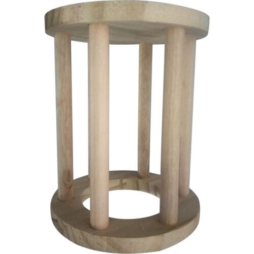 Durable Rabbit Hay Feeder Rack Wooden Hay Manger Food Dispenser for Guinea Pig