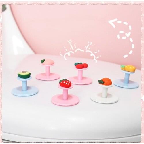 1Pc Portable Toilet Lid Handle Sanitary Toilet Bowl Seat Cover Lift Handle Wall Hook Kitchen Bathroom Hook Without Drilling