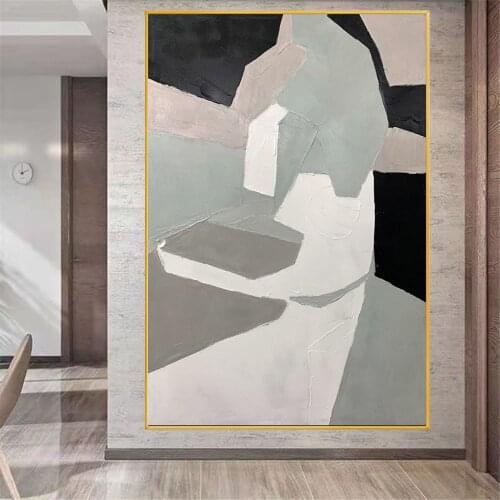 Modern Artwork Interior Decoration Abstract Art Light luxury Oil Painting Real Hand Painted Canvas Wall Decor Wall Art Picture