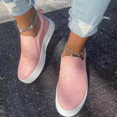 SUNNYS Flats Shoes Women Autumn Fashion Bing Slip-on Ladies Casual Shoes Comfortable Round Toe Platform Loafers Shoes Woman
