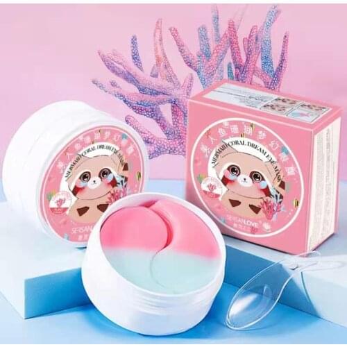 Sersanlove Moisturizing Eye Mask 60pcs/box Patch Crystal Collagen Eye Bags Remove Dark Circles Anti Aging Eye Care TSLM1