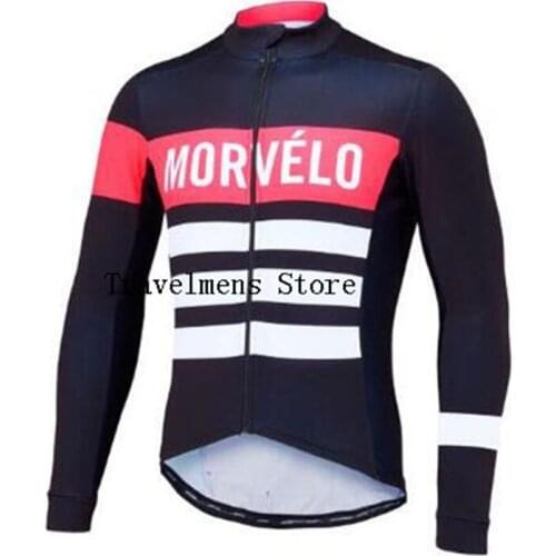 Morvelo Racing bicycle Mountain MTB Pro team cycling jersey Spring and Autumn long sleeve Bike Clothing Ropa Ciclismo Hombre