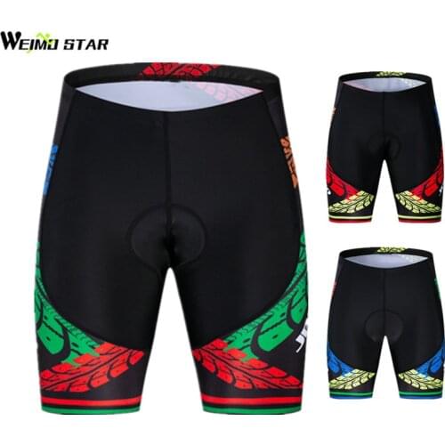 JPOJPO Team 5D Gel Padded Cycling Short Men Shockproof Bicycle MTB Shorts Downhill Tight Bicycle Shorts bermuda ciclismo Hombre