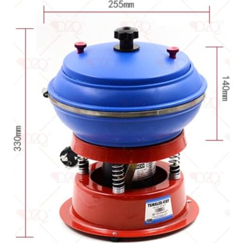 3L Vibratory Tumbler gold silver diamond gemstone jade burnishing grinding rock rotary Polishing Machine jewelry making Tools