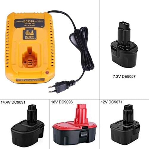DC9310 charger For Dewalt Battery Charger 7.2V-18V Nicd & Nimh Batteia DW9057 DC9071 DC9091 DC9096