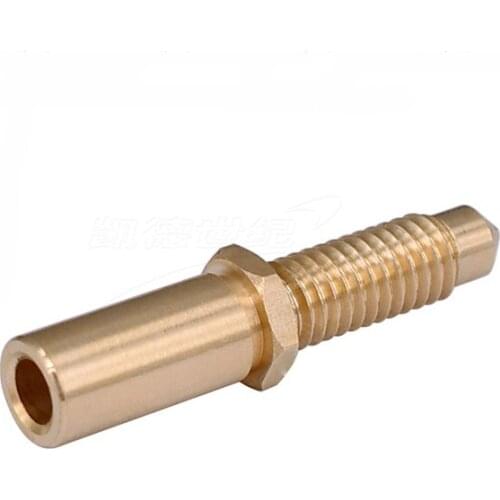 1pcs 3D printer accessories multi nozzle integrated nozzle throat joint type copper nozzle thread 0.4mm