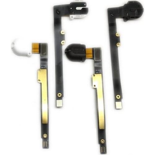 10Pcs/lot for Apple iPad 10.2 2019 A2197/iPad 10.2 2020 White/Black Color 4G Version Headphone Earphone Jack Audio Flex Cable