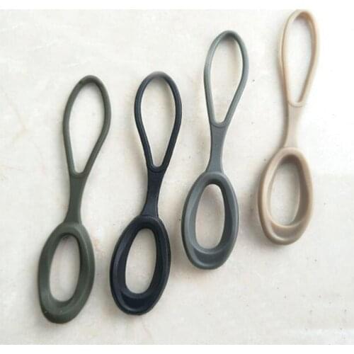 10PCS EDC High Strength Elasticity TPU Zipper Rope for Clothing Bags Outdoor Camping Tool FW157