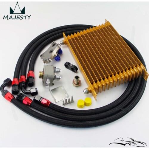 15 ROW OIL COOLER KIT FOR N**ISSAN S**ilvia S13 S14 S15 180SX 200SX 240SX SR20DET