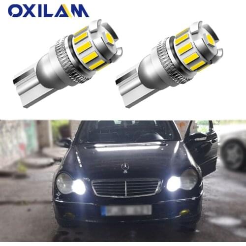 2x Canbus T10 W5W 168 194 LED Clearance Side Marker Lights For Mercedes Benz W211 W221 W220 W163 W164 W203 C E SLK GLK CLS M GL