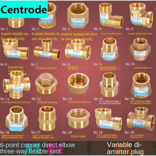 3/4IN joint accessories direct pipe union four-way turn 1/2IN fill core size head double inner wire equal diameter elbow tee