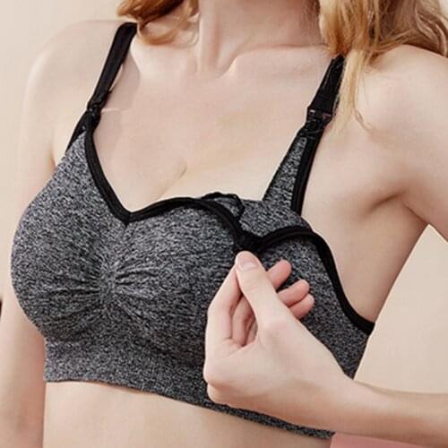 Maternity Nursing Bra Breastfeeding Bras Pregnant Women Feeding Bra Soutien Gorge Allaitement Wire Free Bra Plus Size