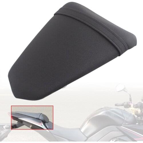 Black Motorcycle Accessories Rear Pillion Passenger Cowl Seat For KAWASAKI Z1000 2010-2012 Rear Seat Cover Cushion Leather