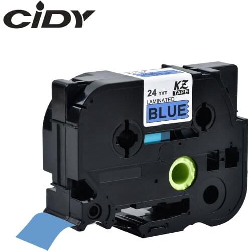 CIDY Tze 561 Tz561 Black on blue Laminated Compatible P touch 36mm tze-561 tz-561 tze561 Label Tape Cassette Cartridge