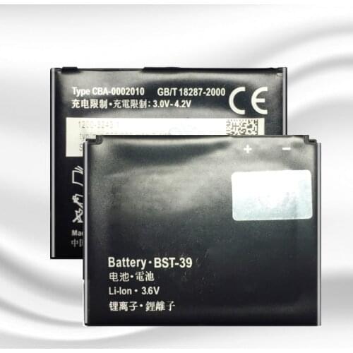 For Sony BST-39 Phone Battery For Sony Ericsson G702 J110a K200a T707 W380i W580 W600c W805 TM717 W910i Z555i Z710c 920mAh