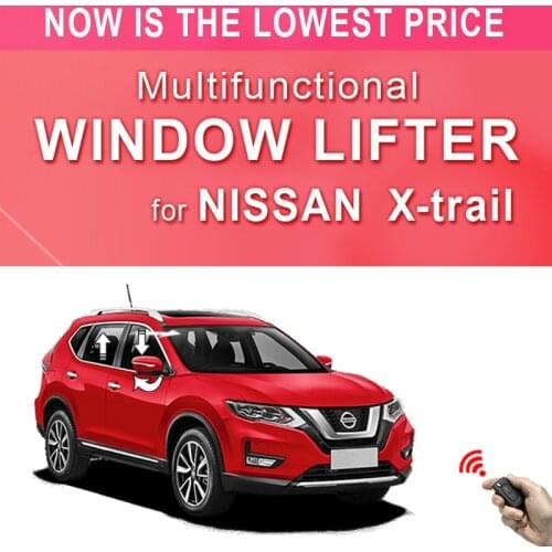 Power window closer for NIssan X-trail + folding rear mirror + sunroof close for NIssan Xtrail 2018 2019 2017 2016 2015 2014