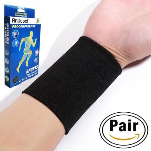 Findcool Sport Wrist Support Medical Compression 23-32mmHg for Carpal Tunnel and Wrist Pain Relief