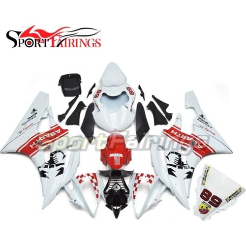 Injection Fairings For Yamaha YZF 600 R6 06 07 2006 2007 Complete ABS Plastic Motorcycle Fairing Kit Cowling Abarth 89 Body Kit