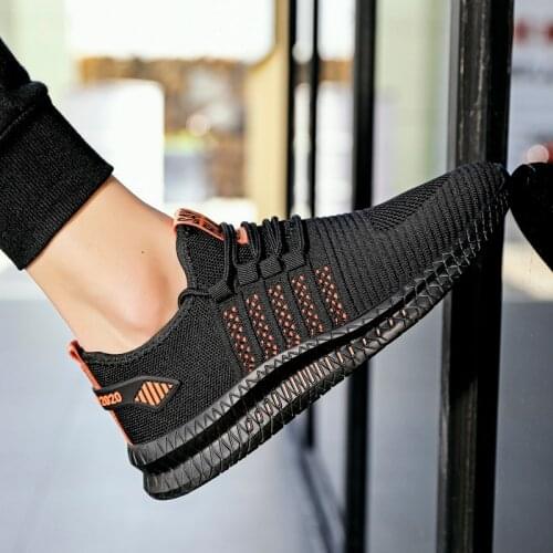 Men Shoes Light Mesh Comfortable Casual Mens Sneaker Breathable Non-slip Wear-resistant Outdoor Walking Shoes Zapatillas Hombre