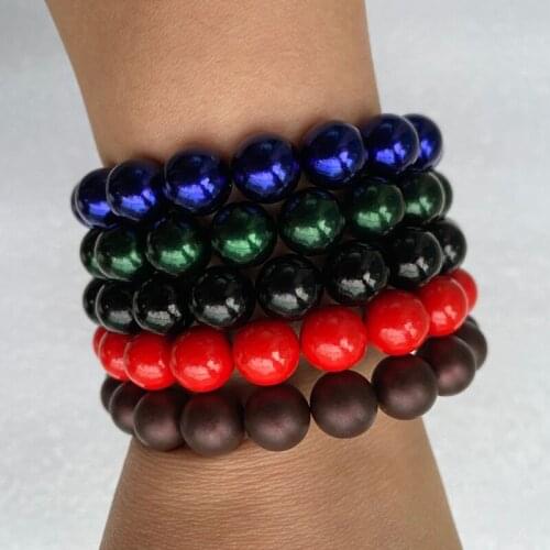 Strong Powerful Ndfeb Neodymium Colorful D10mm Magnetic Beads DIY Bracelet Therapy a Set of 21 Pieces