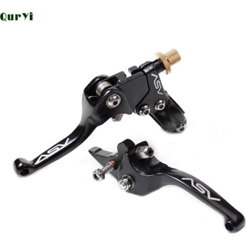 Motorcycle Aluminum Folding ASV Universal Extendable Brake Clutch Levers 22mm for SDG YCF SSR CRF XR KLX Motocross Pit Dirt ATV