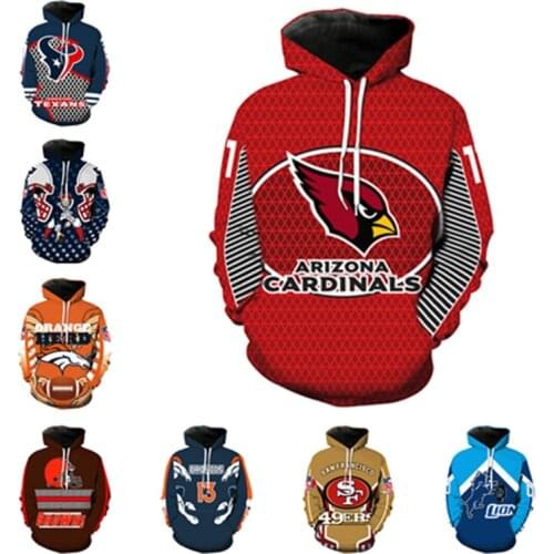 3D Printed American Football Hoodies Cosplay Sport Mens Rugby Jacket Costume Fitness Pullover Style Hoodies Cotton Tops