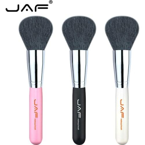 JAF Natural Goat Hair Makeup Brush Cosmetic Powder Brush Highlight Brush Blusher Facial Contour Bonzer Beauty Make Up Tool 18GKY