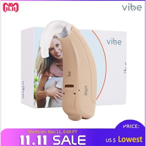2020New! VIBE updated on siemens P6 Mini Digital Hearing Aid Sound Amplifiers Ear Aids for Elderly Moderate to Severe Loss
