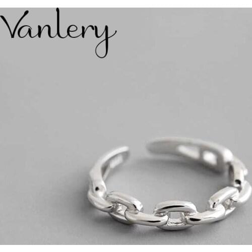 New Arrivals Charming Link Chains Ring for Women Boho Knuckle Party Rings Gothic Punk Jewelry Gifts for Girls