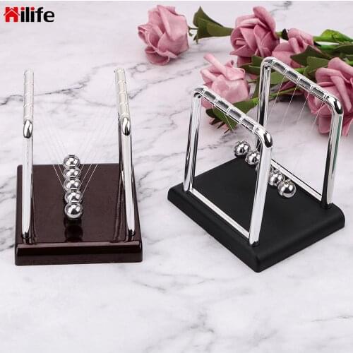 Newtons Cradle Metal Pendulum Ball Steel Balance Ball Newton Ball Desk Table Decor Physics Science Pendulum