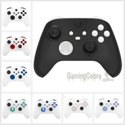 EXtremeRate No Letter Imprint Custom Replacement Full Set Buttons Bumpers Triggers Dpad Buttons for Xbox Series X / S Controller