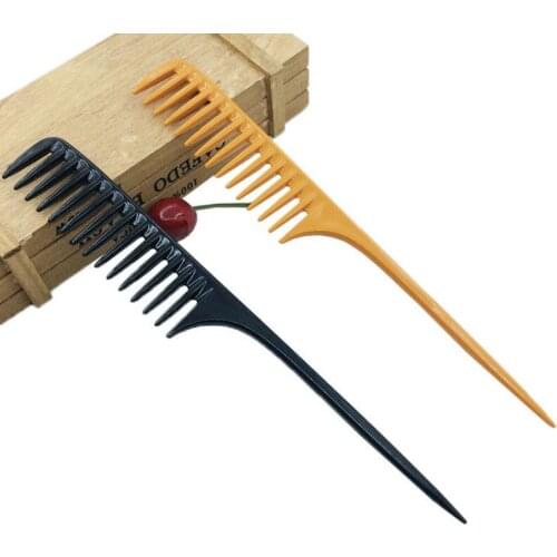 Professional Tip Tail Comb for Salon Barber Section Hair Brush Hairdressing Tool DIY Hair Wide Teeth Combs