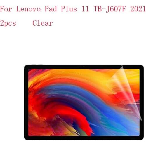 Transparent Lcd Screen Protector Film for Lenovo Pad Plus 11 TB-J607F 2021,2pcs in 1 package