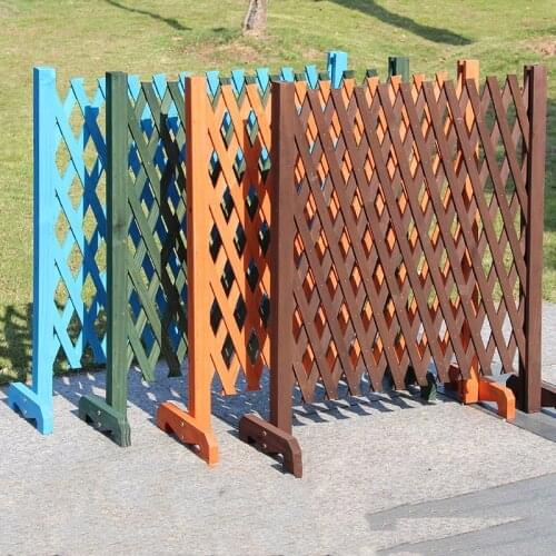 Expanding Wooden Garden Wall Fence Panel Plant Climb Trellis partition Decorative Garden Fence for Home Yard Garden Decoration