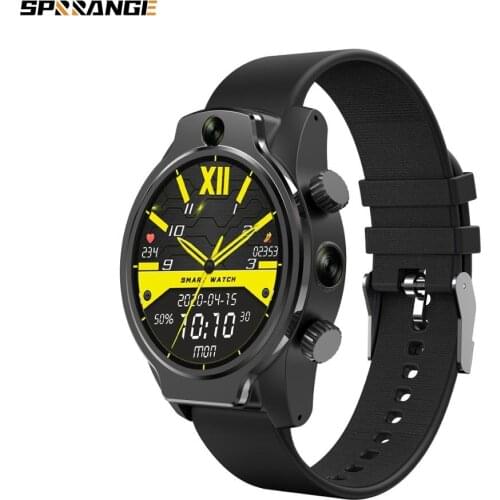 S08 True IP68 Smart Watch 50M Waterproof 8MP Camera 4G LTE Global Bands GPS Glonass 1.69" IPS 1360mAh Battery Smartwatch