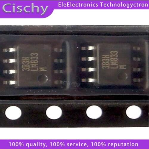10PCS LM833 LM833M LM833MX SOP-8