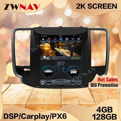 4+128G Tesla Carplay Screen For 2008 2009 2010 2011 2012 NISSAN Teana Android 9 Multimedia Player GPS Audio Radio Stereo