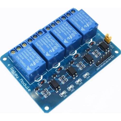5V 4-Channel Relay Module Shield for Arduino ARM PIC AVR DSP Electronic 5V 4 Channel Relay.4 road 5V Relay Module WAVGAT