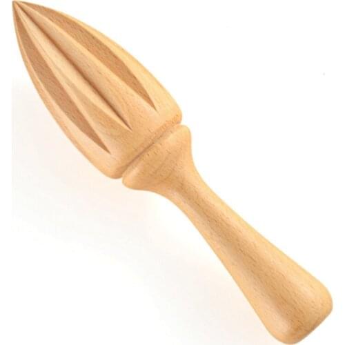 5Pcs Lemon Squeezer Reamer,Wooden Orange Juice Squeezer Citrus Extractor Reamer Hand Press Manual Juicer for Kitchen