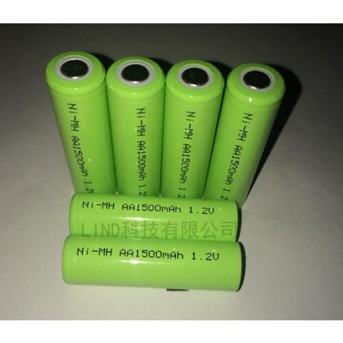 5PCS NEW battery Ni-MH AA 1500mah AA1500mah 1.2V Rechargeable battery AA1500mAh1.2V 1.2V NO.5 batteries