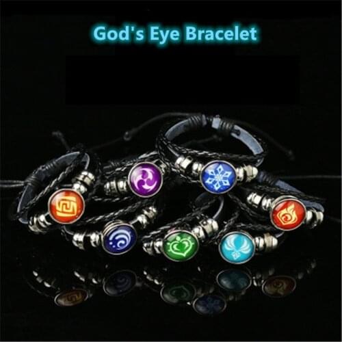 Anime Game Genshin Impact COSPLAY Gods Eye Luminous Element Bracelet, Project Game Props, Cute And Personalized Gifts