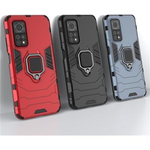 Ring Holder Case For Xiaomi Mi 10T Pro Case Mi 11 A2 Lite 10i A3 10 Ultra A1 Redmi Note 9T 9S 8T 8 Cover Phone Bumper For Mi 10T