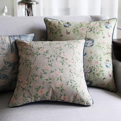 Flower Pattern Decorative Cushions Pillow case Cushion Cover Throw Pillow Sofa Decoration Pillow cover for sofa