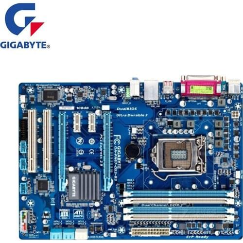 For Gigabyte GA-PH67-DS3-B3 PH67-DS3-B3 Motherboard LGA 1155 DDR3 H67 Used Desktop Mainboard SATA3 PCI-E X16 2.0