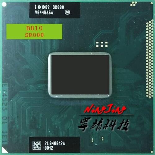 Intel Celeron B810 SR088 1.6 GHz Dual-Core Dual-Thread CPU Processor 2M 35W Socket G2 / rPGA988B